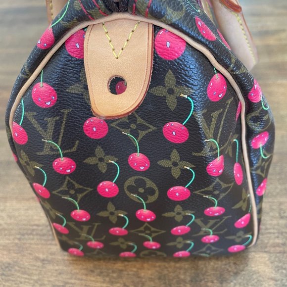 Louis Vuitton Murakami Cherries/Cerises Speedy 25 - Picture 14 of 16